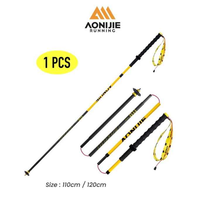 Aonijie E4214 Foldable Trekking Pole Carbon - Trail Running Hiking (1 PCS)