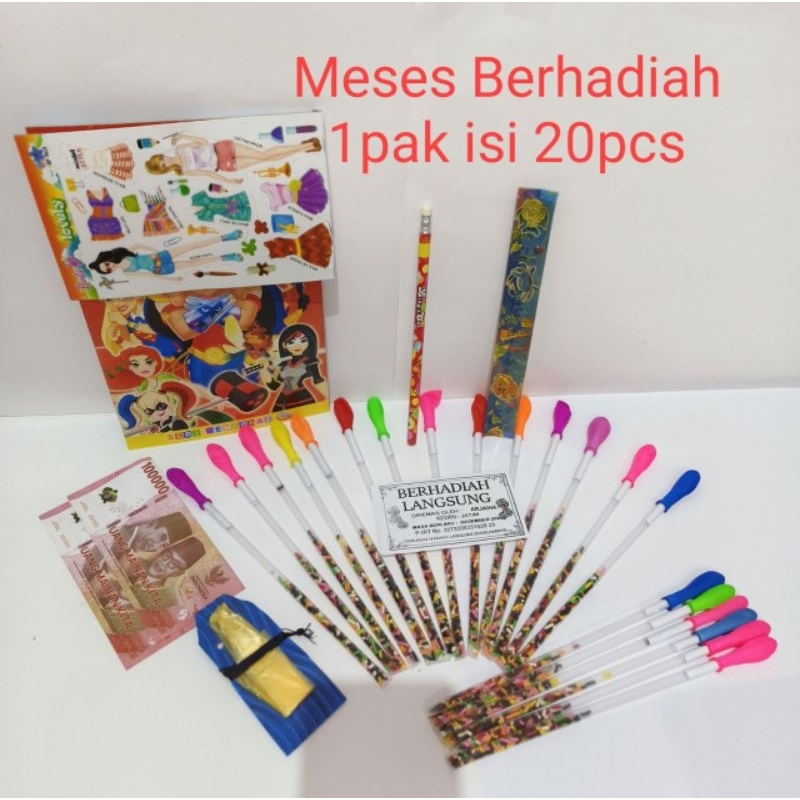 

MESES WARNA WARNI BERHADIAH MAINAN ISI 20 PCS