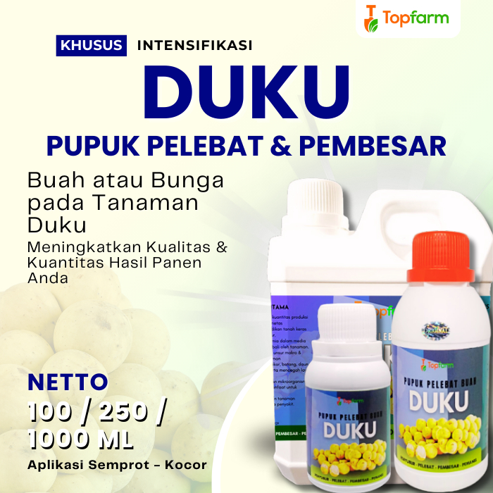 Pupuk Duku Biar Cepat Berbuah / Pupuk Booster Buah Duku / Pupuk Pelebat Buah Duku / Pupuk Buah Duku 