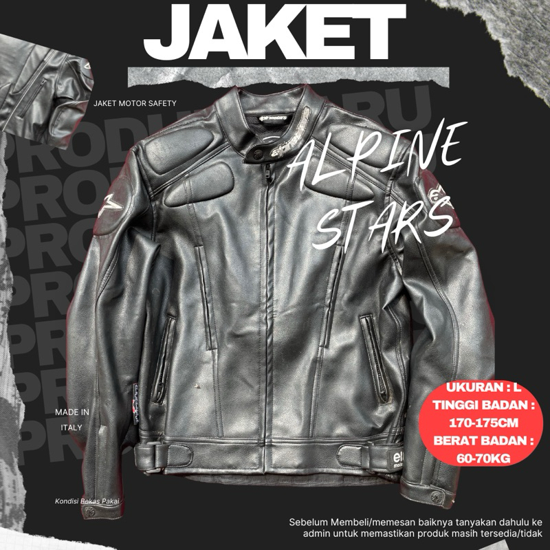 Jacket Riding Motor Alpinestars Size L(Original)