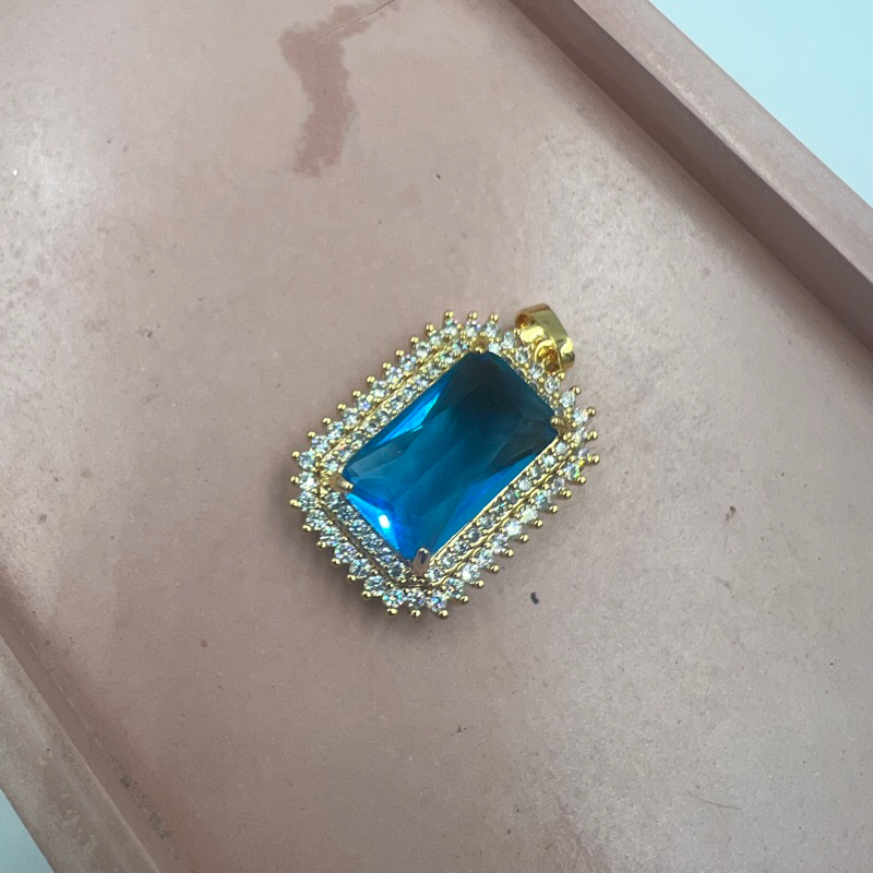 Liontin batu permata lapis emas xuping LA0111241