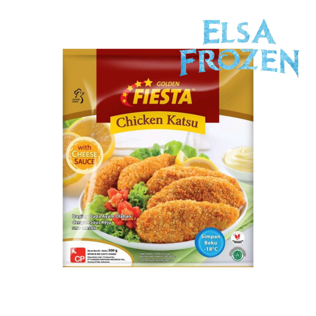 

GOLDEN FIESTA CHICKEN KATSU WITH CHEESE SAUCE 500GR / NUGGET KATSU