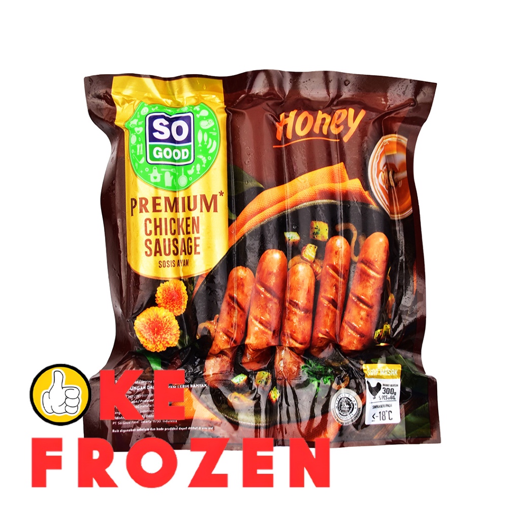 

SO GOOD CHICKEN SAUSAGE HONEY PREMIUM 300GR
