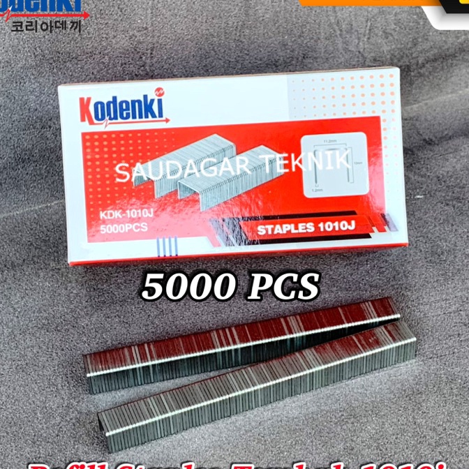 

HJ6 KODENKI Isi Staples Paku Tembak 11j Refill Mesin Staples Paku Tembak Angin Air Stapler Nailer Gun