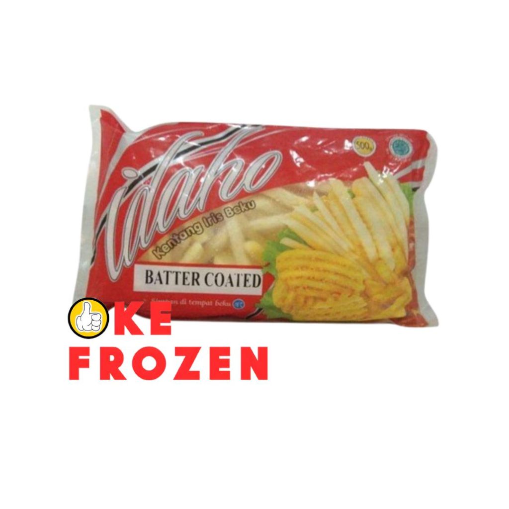 

IDAHO BATTER COATED 500GR KENTANG GORENG BEKU FRENCH FRIES