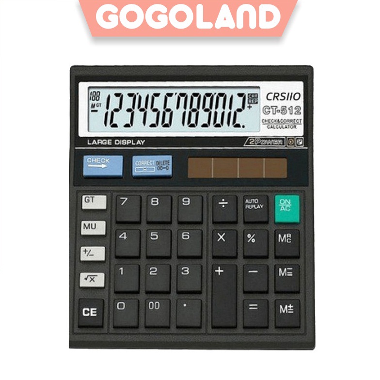 

FG2 Gogoland 12 Dit Kalkulator Check Kakulator Dagang Calculator CT 512 S2