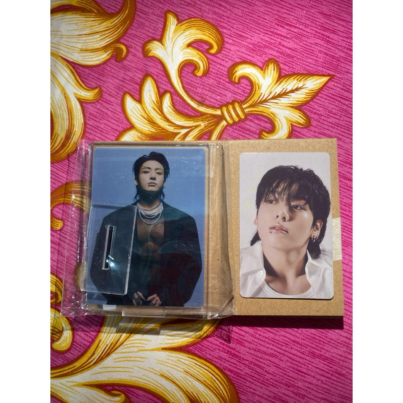 OFFICIAL ACRYLIC PHOTO PHOTOCARD WEVERSE POB SPECIAL GIFT GOLDEN ALBUM JUNGKOOK JK BTS