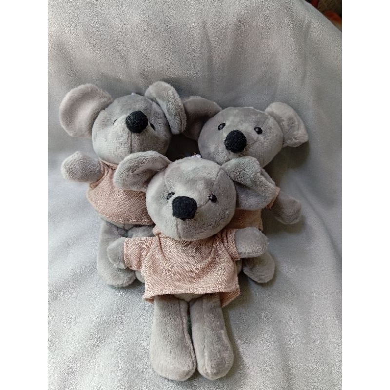 gantungan kunci boneka tikus lucu