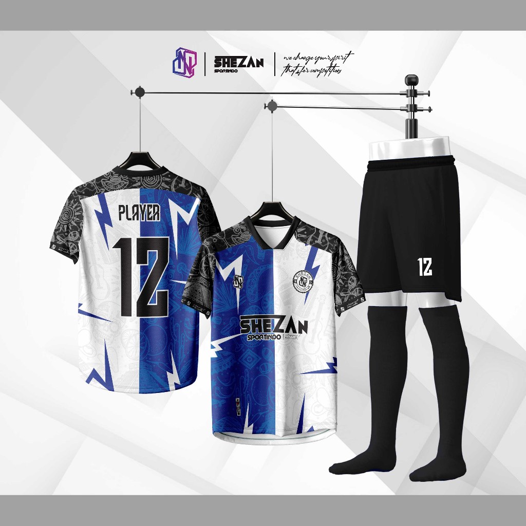 Jersey futsal custom, bola, takraw, futsal cewek full printing, volly, badminton