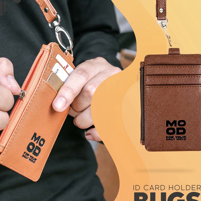 

FG2 ID CARD HOLDER NAME TAG BUGS POCKET by MOOD ADVENTURE