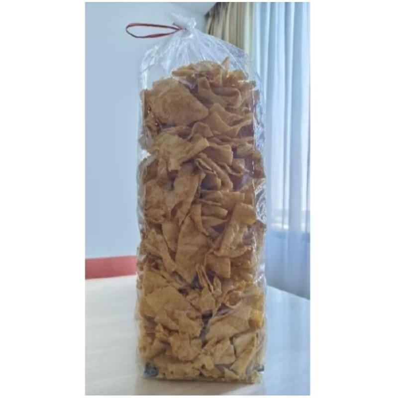 

keripik pangsit bawang berat 1kg