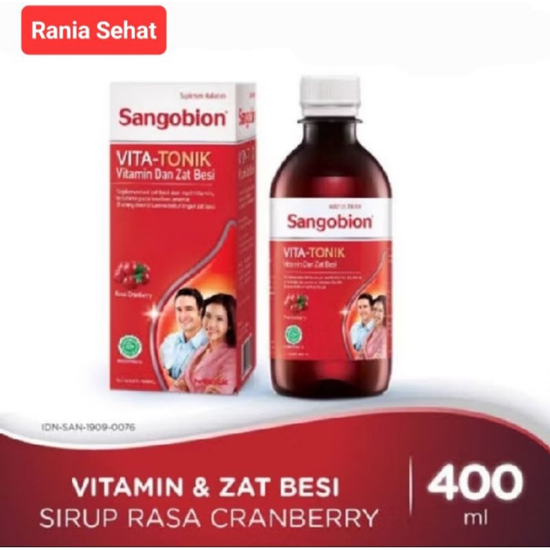 SANGOBION Syrup Vitamin dan Zat Besi 400ml