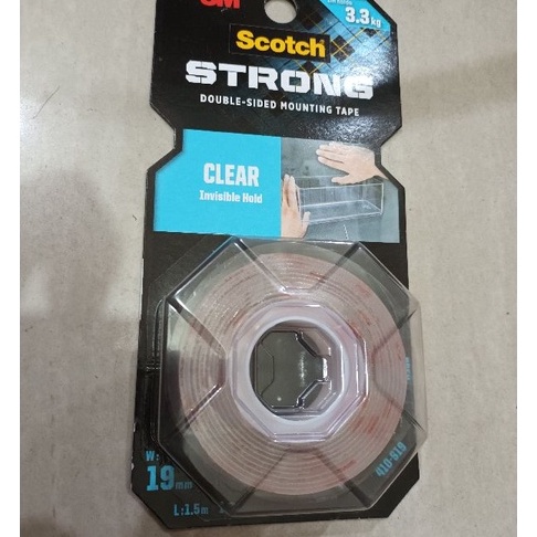 

Bonuskan Double tape 3m scotch orinal USA clear mounting tape 41S19 transparant