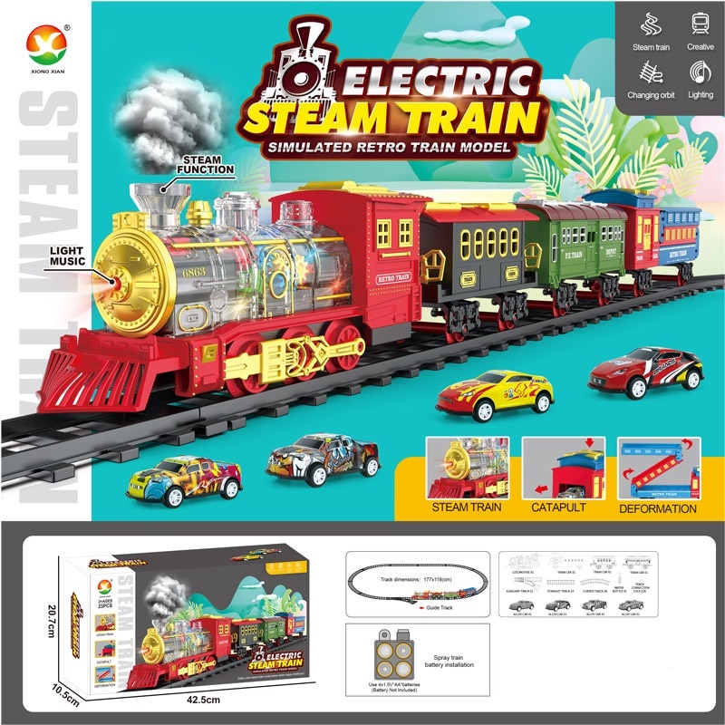 Kereta Api Klasik  Electric Steam Train Classic Train Simulated Retro Train