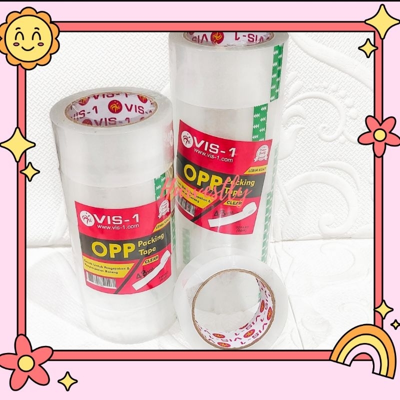 

LAKBAN BENING PUTIH 45MM 1 SLOP / LAKBAN BAGUS LENGKET