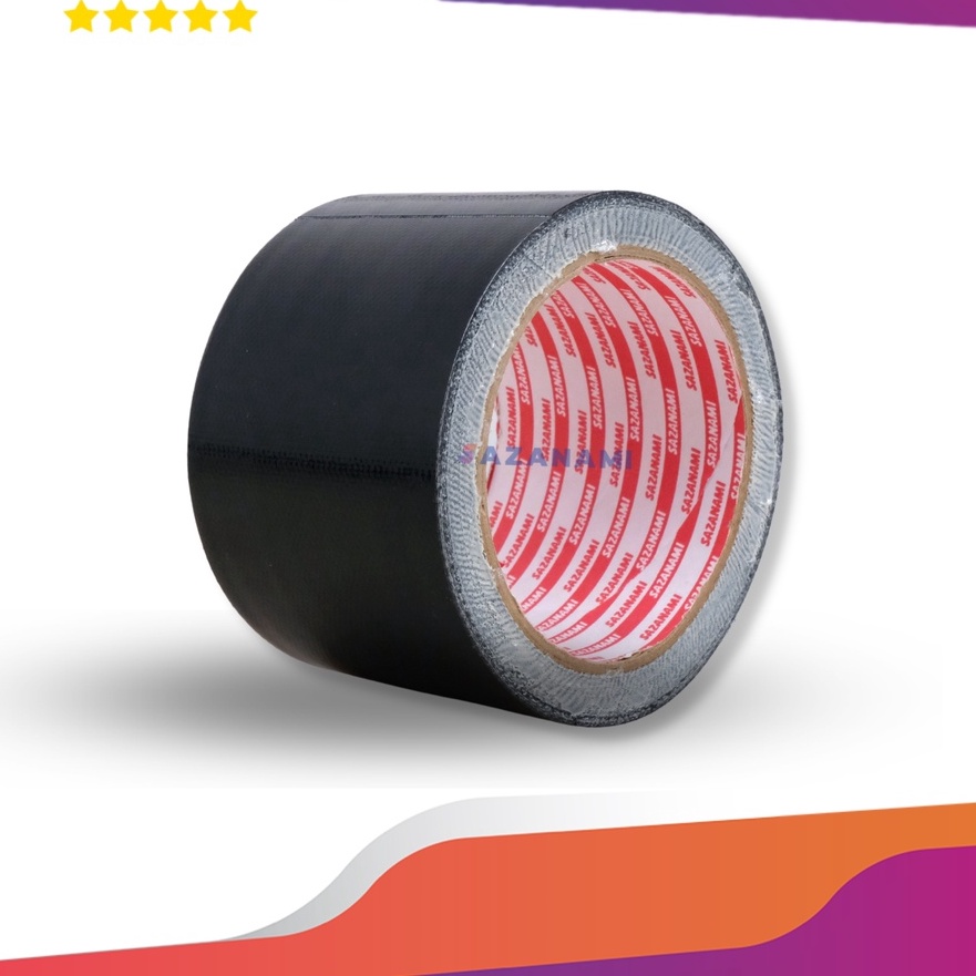 

KI3 SAZANAMI CLOTH TAPE 3 X 12M LAKBAN KAIN HITAM 72 CM