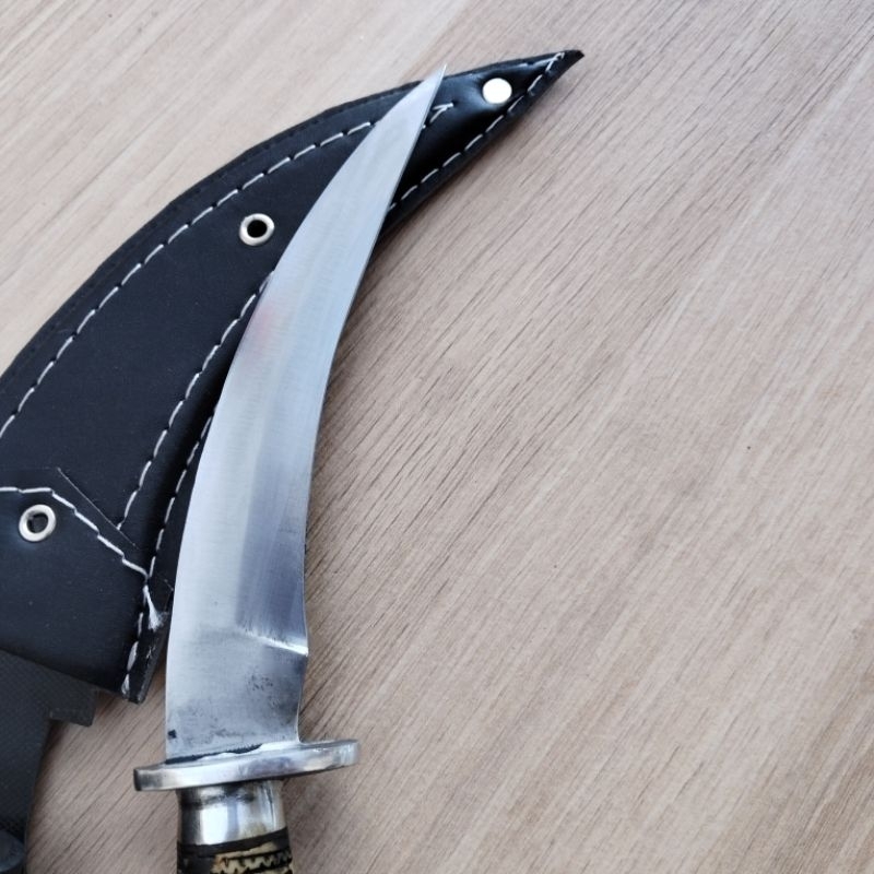 pisau dapur pisau raut seset ukir naga unik