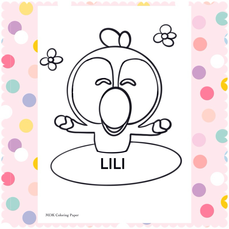 

MDK Kertas Mewarnai BABALILITATA (BALITA) / Lembar & Kertas Mewarnai anak