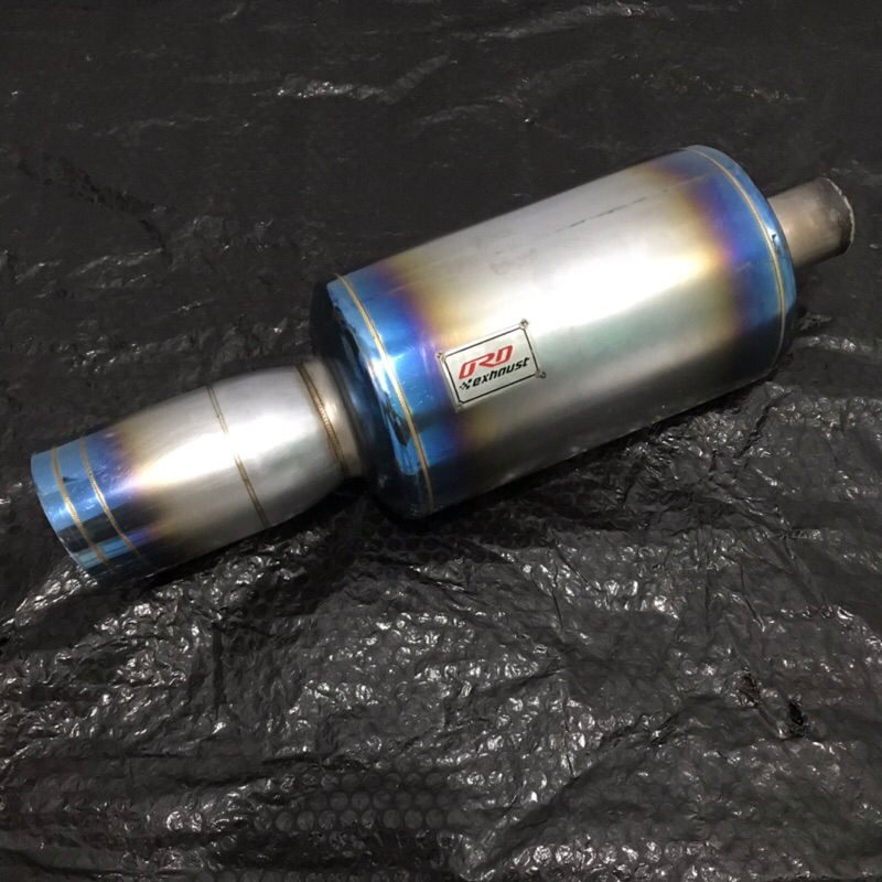 knalpot mobil muffler ORD v2 Pro HF V3 Titanium Finishing like new Universal no alpino ironcrafts nd