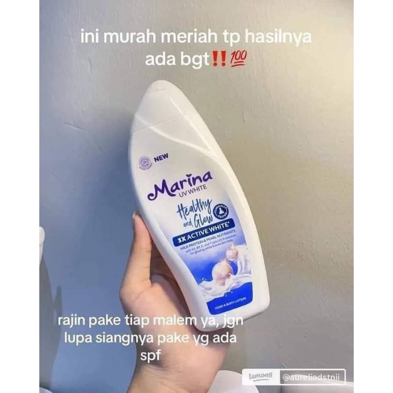 HANDBODY MARINA BIRU 185 ML BISA COD