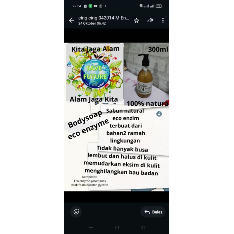 sabun mandi ECO enzyme