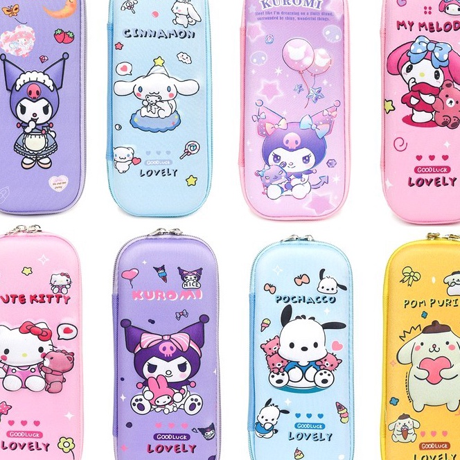 

Istimewa Kotak Pensil Anak Tempat Alat Tulis 3D Kuromi