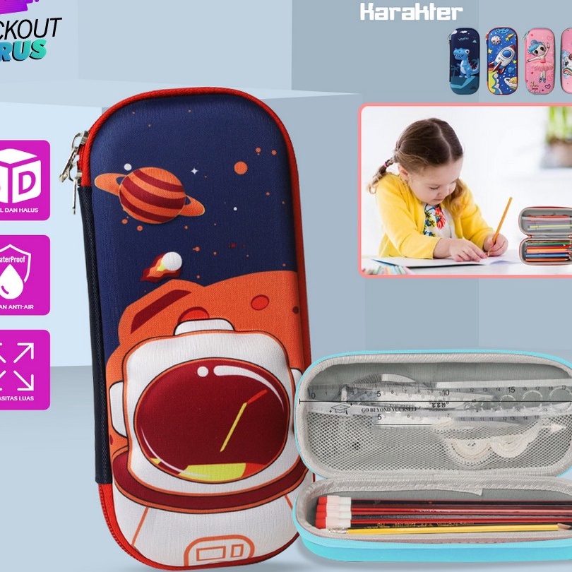 

Eksklusif CT A39 Kotak Pensil 3D Karakter Timbul Tempat Pensil Anak Sekolah TK Penyimpanan Alat Tulis Anti Air Import