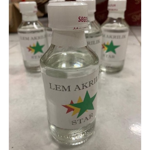 

KI3 Lem akrilik bening 15 ml lem akrilik bonus suntikan