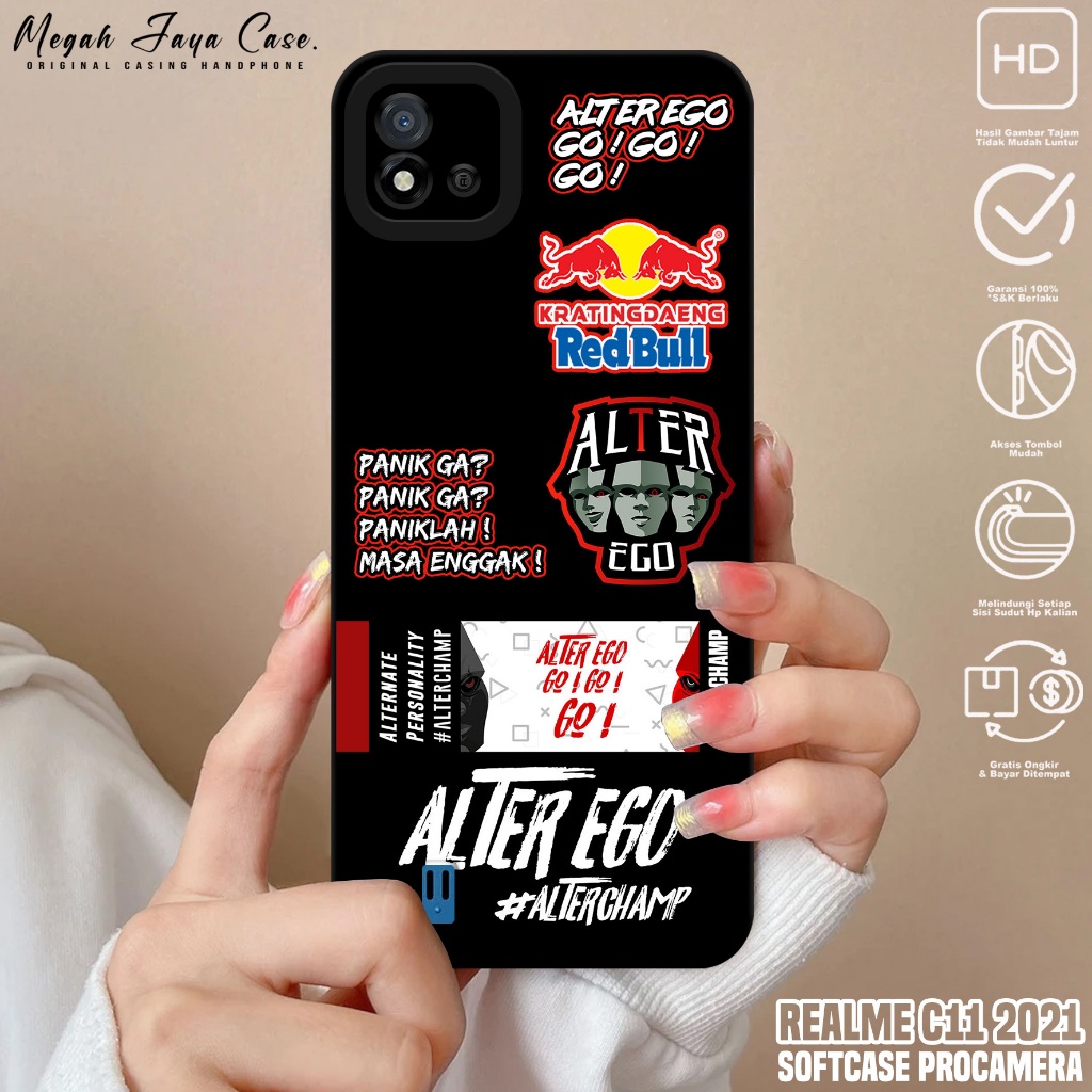 Case REALME C11 2021 - Casing Hp REALME C11 2021 Motif ESPRT - Silikon Hp REALME C11 2021 - Kondom H