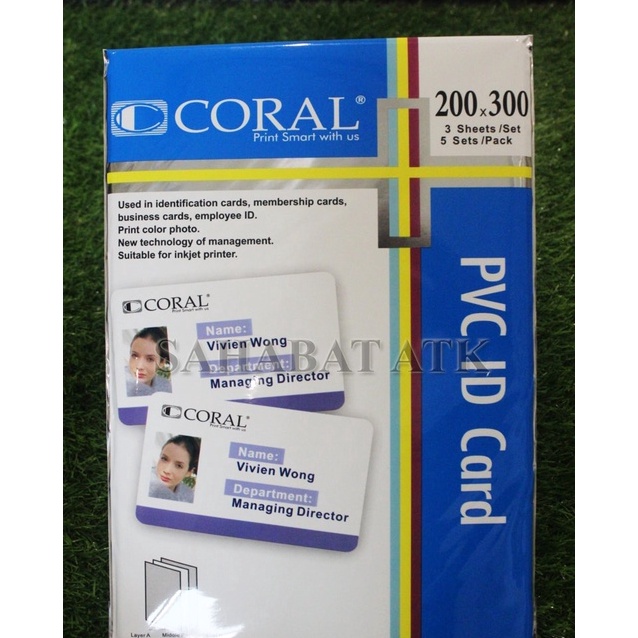 

Potongan CORAL PVC ID CARDKES ID CARD