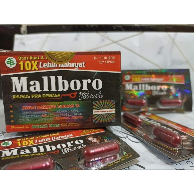 malboro black kapsul