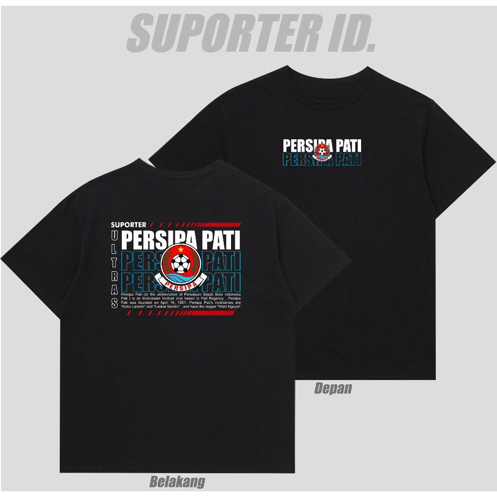 Kaos Suporter Persipa Pati Tshirt Suporter Ultras Persipa Pati