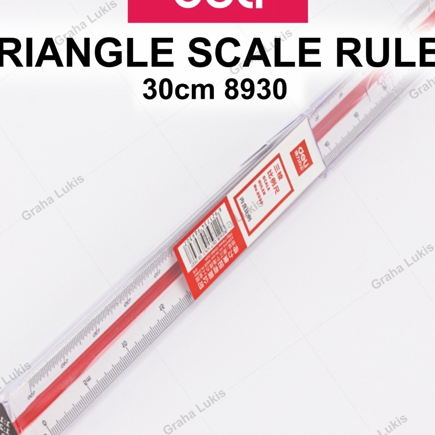 

Terbaik DELI Penggaris Segita Scale Ruler 3cm 893