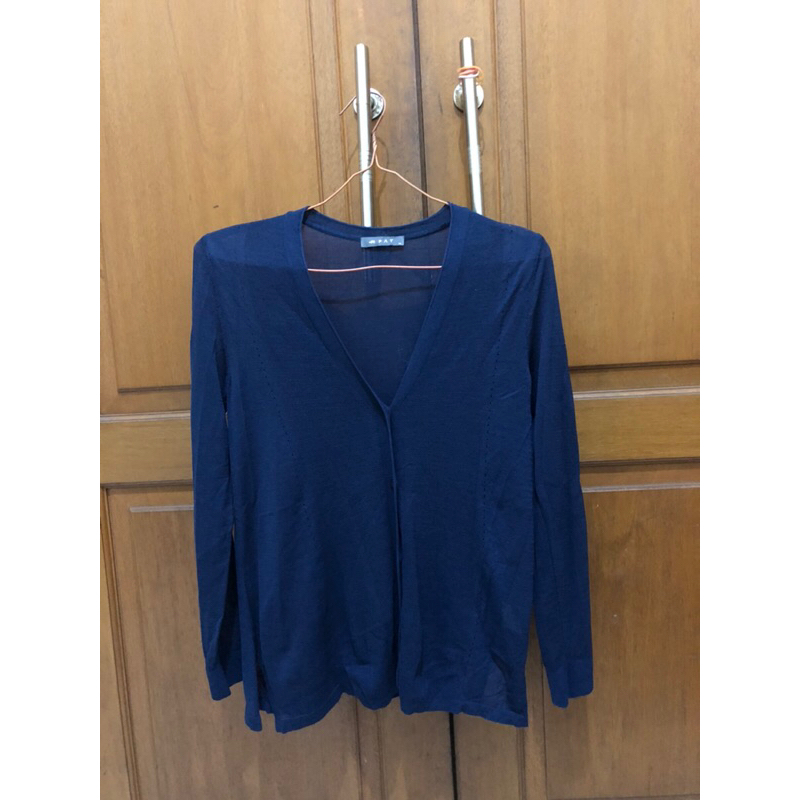 Navy Cardigan by PAT