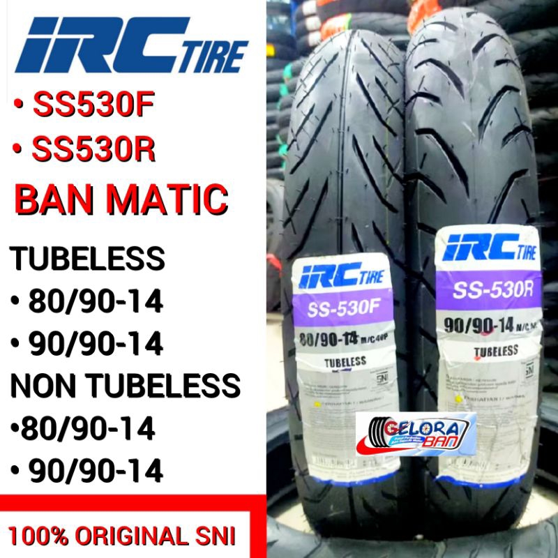 Ban Matic IRC SS 80/90-14 ban 90/90-14 Tubeles dan Non Tubeles ban metic beat Vario Mio Scoopy spin 