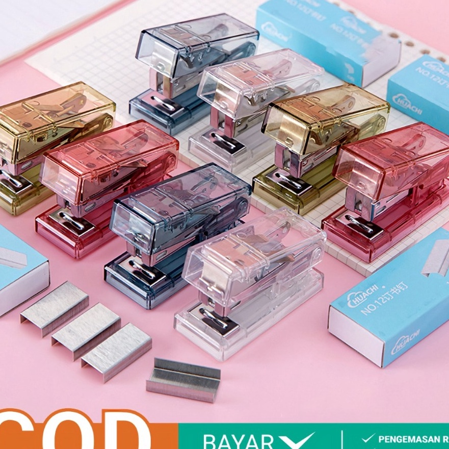 

FG2 Staples M Transparan Unik Free Refil Isi Stapler Sekolah Poble ATK14 XOBOX