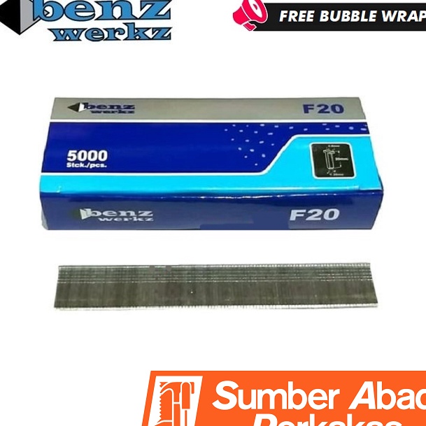

Terlaris BENZ KODENKI F2 MO Isi Mesin Staples Mata Paku Tembak Lurus Air Nailer Nail Gun Stapler Angin F2MO F 2 MO