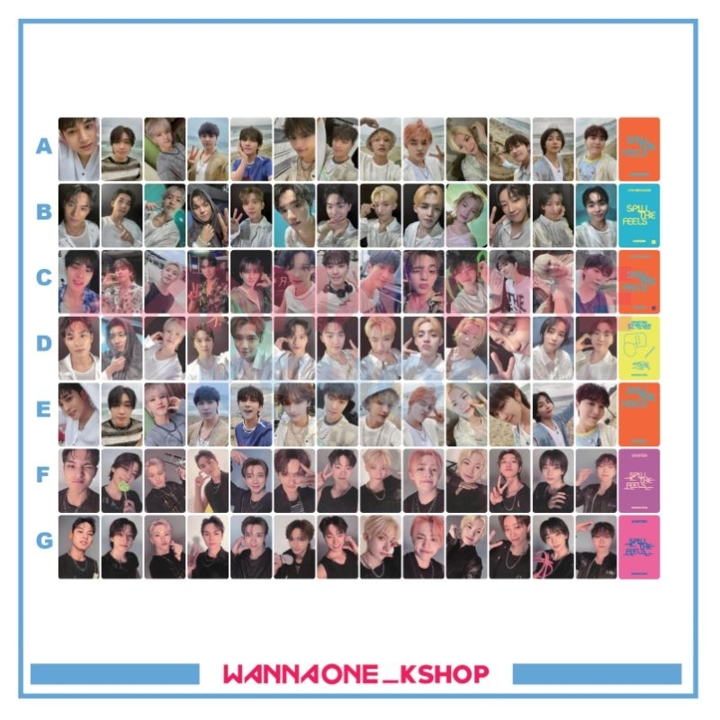 photocard POB Seventeen Spill the Feels benefit album