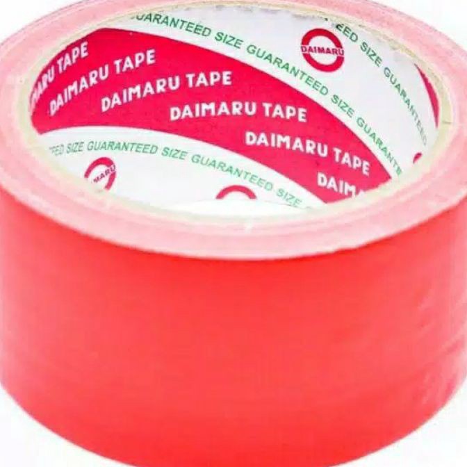 

Extra DAIMARU cloth tape red 48mm x 9yard 12meter lakban merah polos 2inch