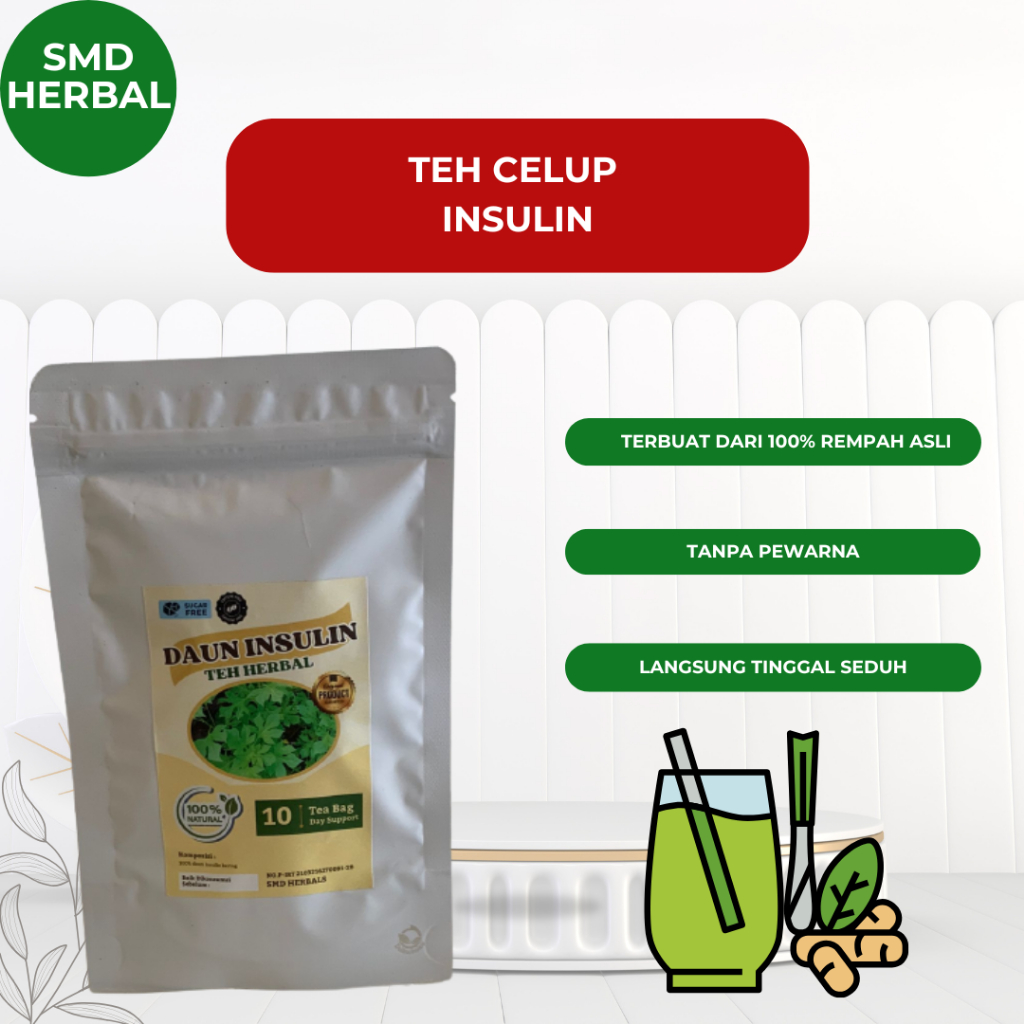 

Teh Celup Insulin | Teh Herbal Insulin |Teh Insulin untuk diabetes-SMD