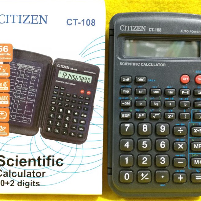 

HJ6 Kalkulator Citizen Scientific Ilmiah CT 1