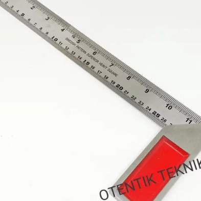 

KI3 PENGGARIS SIKU 3 CM SIKU TUKANG 12 INCH SIKU CAENTER STAINLESS 3CM SUDUT 9 DERAJAT