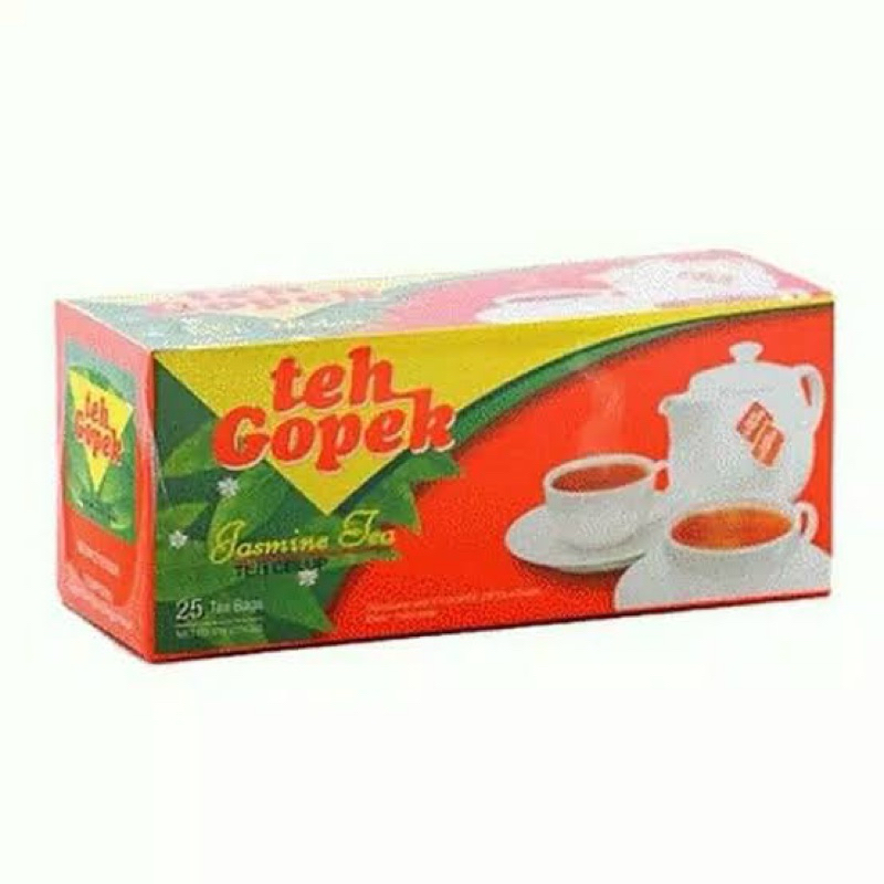 

TEH GOPEK CELUP/TEH GOPEK CELUP AMPLOP 50g(ISI 25)/GOPEK MELATI JASMINE TEA MURAH Rp.9.500-11.600