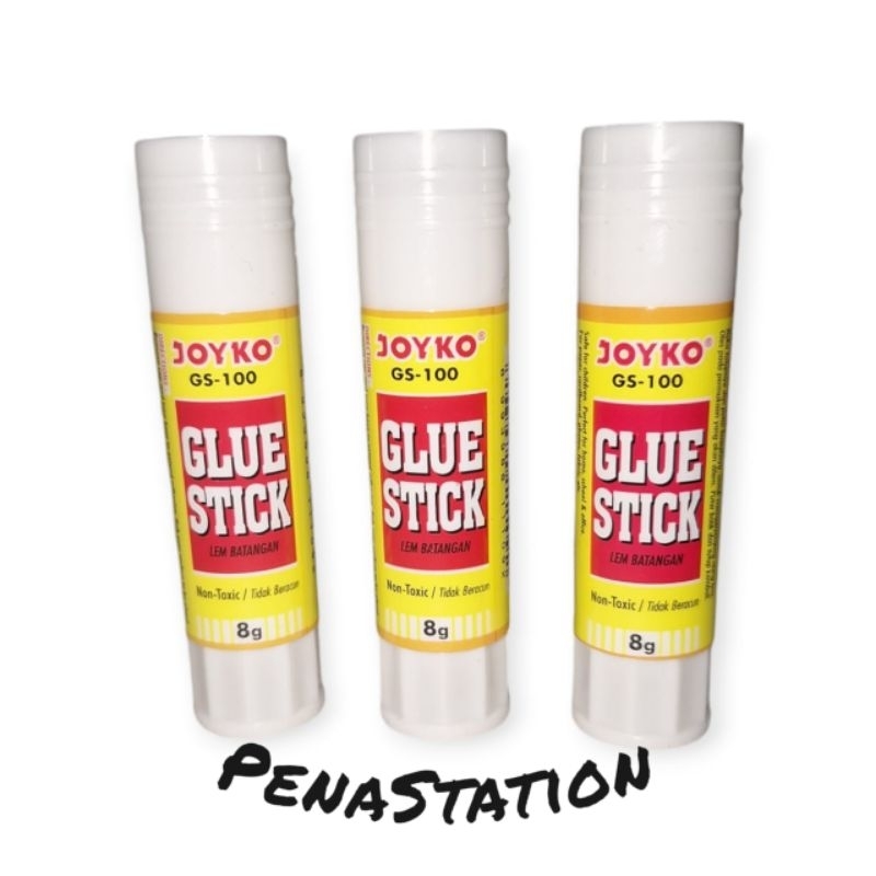 

JOYKO GLUE STICK GS-100 ( 24PCS ) LEM BATANG 8gram, JOYKO LEM KECIL, GROSIR
