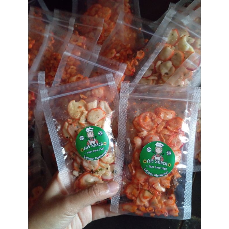 

AH Snack Seblak Kering Kerupuk Warna Pedas Gurih Daun Jeruk