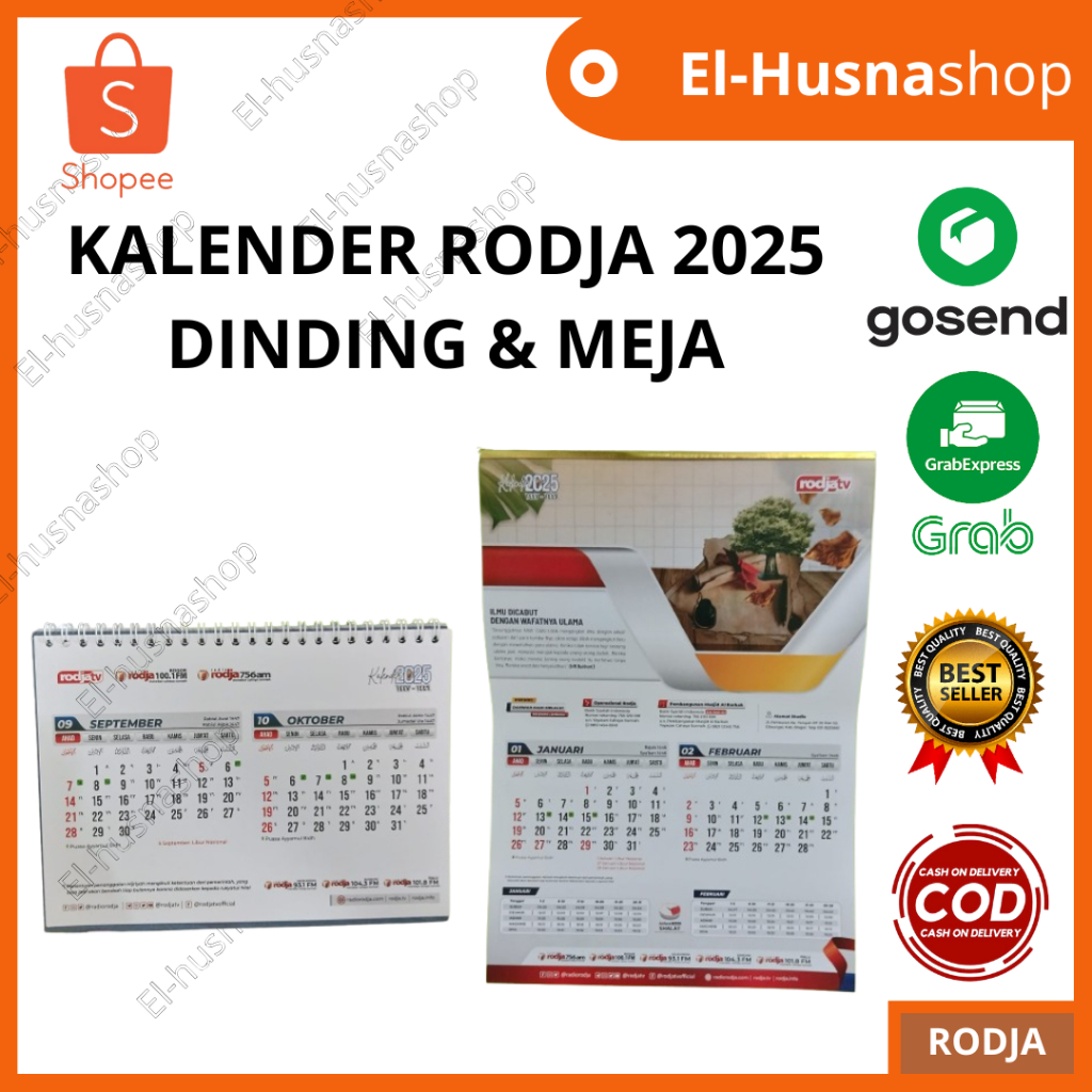 

Kalender Tahun 2025 Meja Dinding Kalender Rodja Masehi Islami