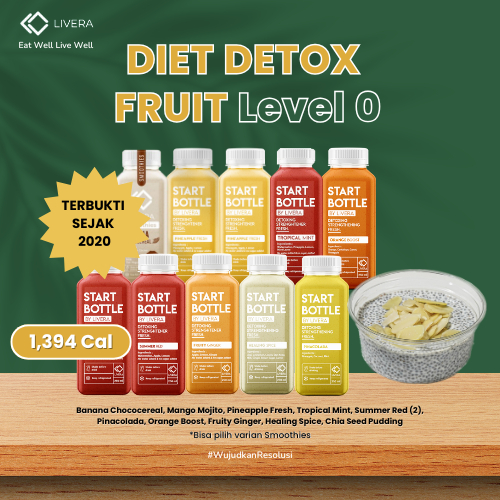 

Paket Detox Level 0 Fruit - Pemula