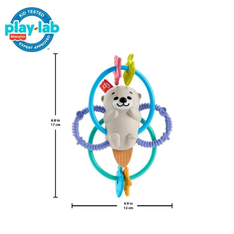 Fisher Price Twist and Teether Otter / Teething Time Otter / Teether Bayi