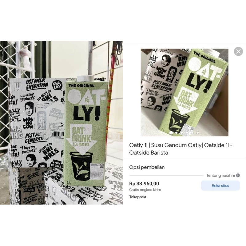 

oatLy original barista 1L