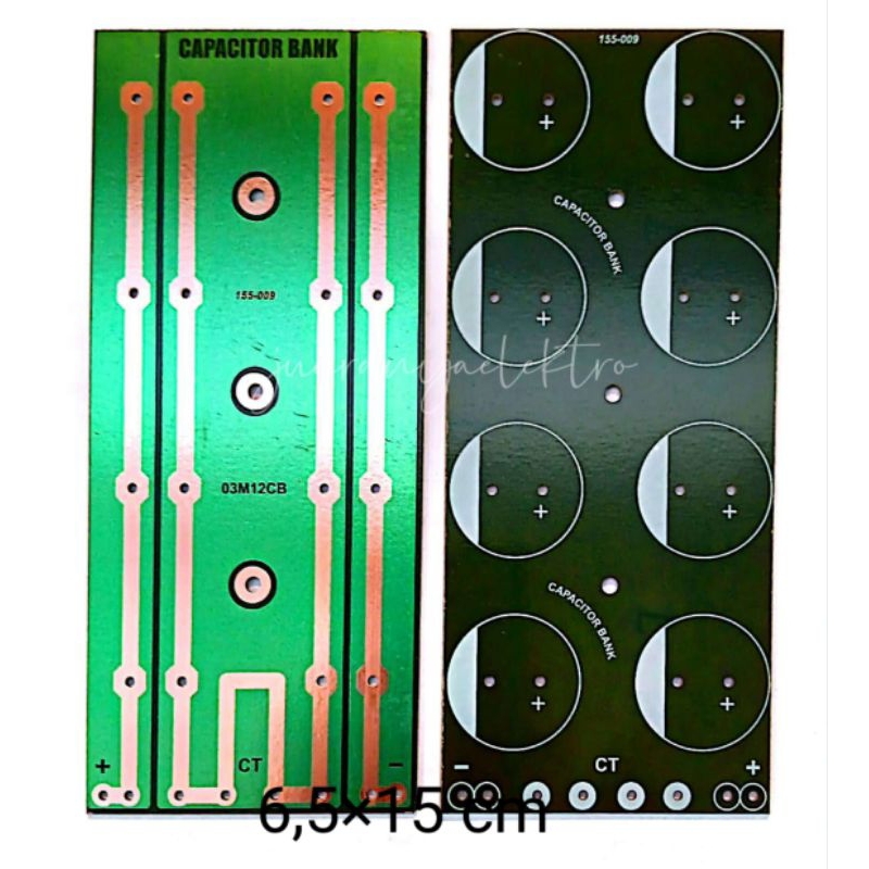 PCB CAPACITOR BANK 8 ELCO
